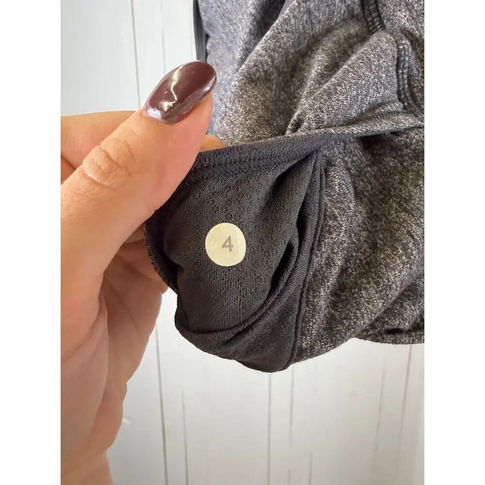 Lululemon Gray Sweat Shorts Women's Size 4 Polyester